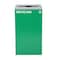 Alpine Industries 87 Gal. 3-Stream Steel Blue Recycling, Green Recycling, and Black Commercial Trash Can Station ALP4450-BLK-KIT39 - alternate 5
